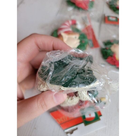 Kurt Adler vintage elf boy girl wreath variety ornament Santa Claus Xmas - Picture 14 of 15